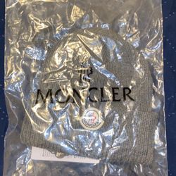 Grey Moncler Beanie