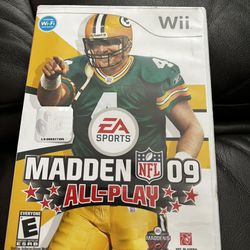 Nintendo Wii EA Sports Madden NFL 09 ALL-PLAY
