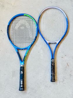 Head Instinct and blue Tennis Rackets