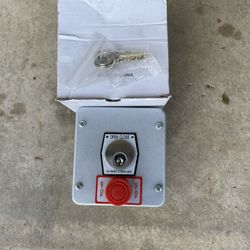 Commercial Door Switch With Key And Stop Button 
