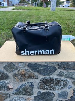 Black Ben Sherman Faux Leather Duffel Bag