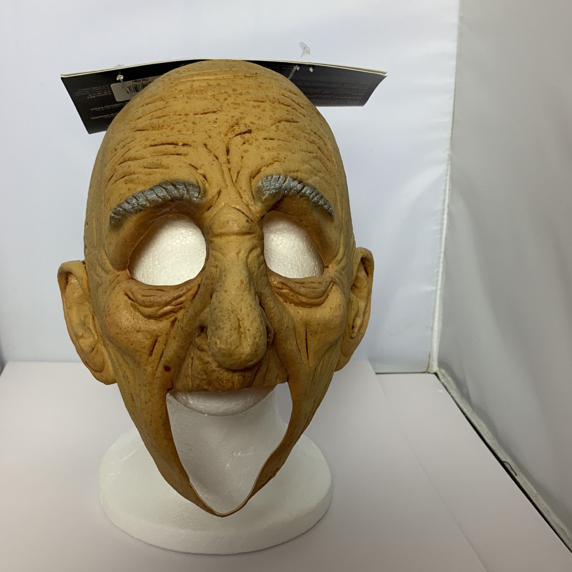 Old Man Halloween Adult Mask 