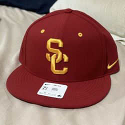 New Nike USC Trojans Baseball Fitted Cap 7 1/2