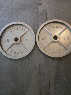 45lb Fitness Gear Olympic Weight Plates