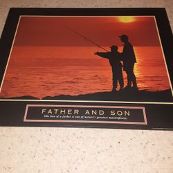 Father And Son Fishing Picture