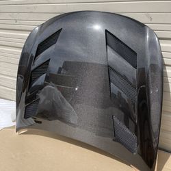 2008 - 2015 Infiniti G Coupe G37 Q60 VIS Racing AMS Style Carbon Fiber Vented Hood 