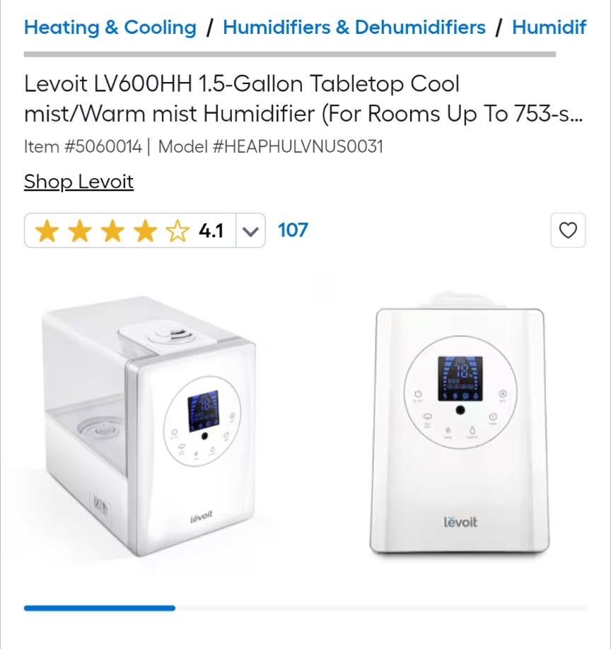 Levoit Humidifier