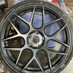 AOD’HAN 19” AH-X Matte Black 5x114 Wheels (Honda Civic, Accord, etc.)