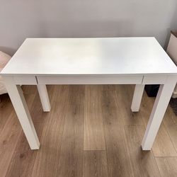 White Desk w/ Drawer
