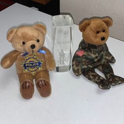 Armed Forces & Police 8” Honor Bears