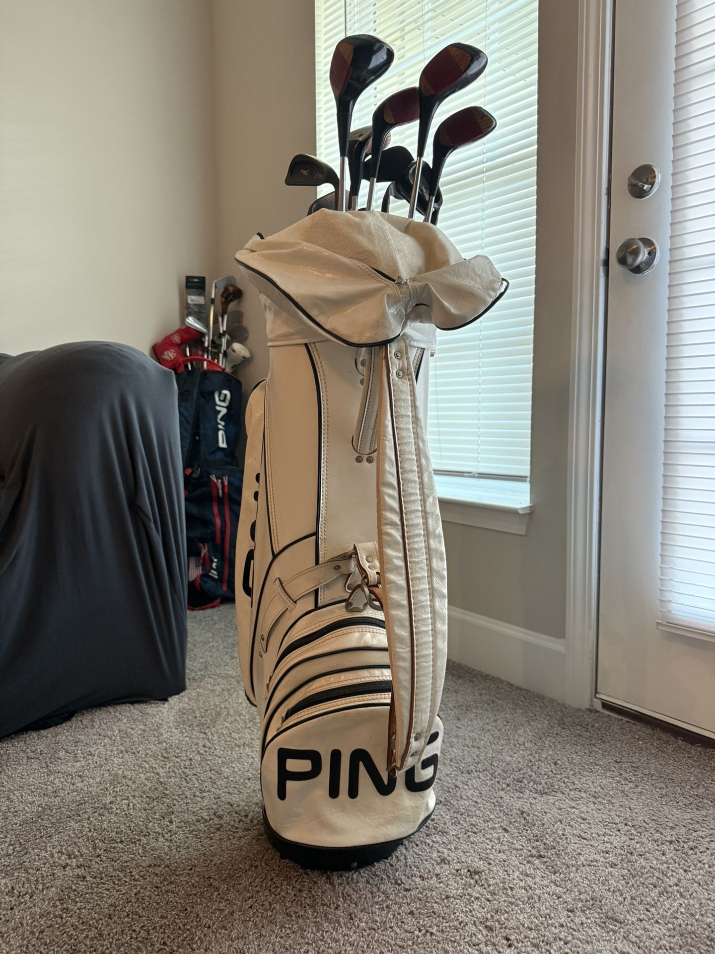 Vintage Ping Set W/Bag 