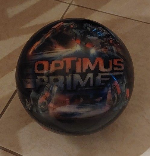 Brunswick Transformers Optimus Prime Viz-A-Ball Bowling Ball