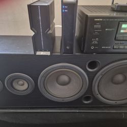 Stero And Speakers With Bluetooth Adapter 