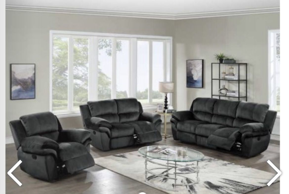 3pc Recliner Sofa Set