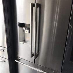 Jen Air French Door Refrigerator Contuer Deep Like New