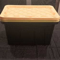 Black and Yellow Storage Container