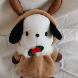 Sanrio Pochacco Reindeer Plush