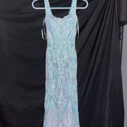 Light Blue Prom Dress