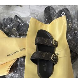 Louis Vuitton Style Sandals" 
