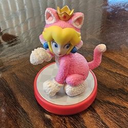 Amiibo Cat Princess Peach Nintendo Super Mario Bros / Super Smash Bros / Mario Kart / Luigi / Yoshi / Toad / Bowser / Wii / Switch / Gameboy / Samus