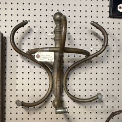 Brass Wall Barbershop Handed With 6 Hooks