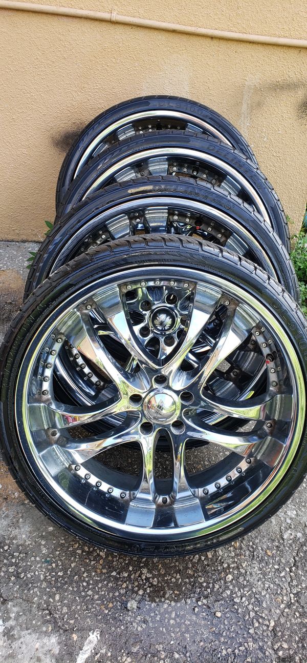 Wheel and tires. 255/30Z 22 inch fit dodge charger/avenger /GMC/CHEVY