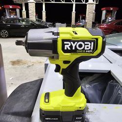 Ryobi impact wrench (PBLIW01) brand new never used also comes with a brand new battery. price is firm  price is firm price is firm 