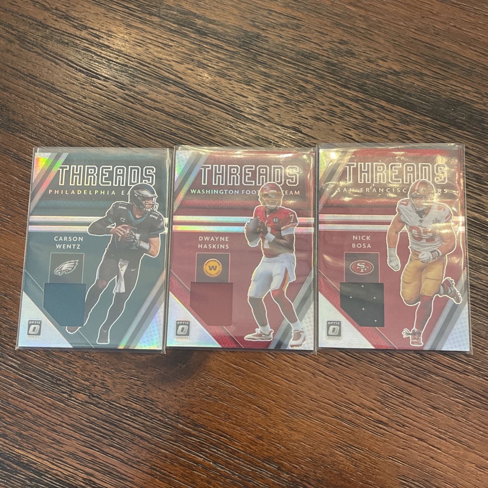 NFL Jersey Cards Optic Donrus Game Worn Jersey Swatch
