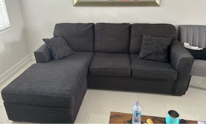 Pull out bed sectional living room set