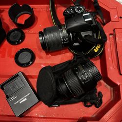Nikon D3100 Dslr Camera W 2 Lens