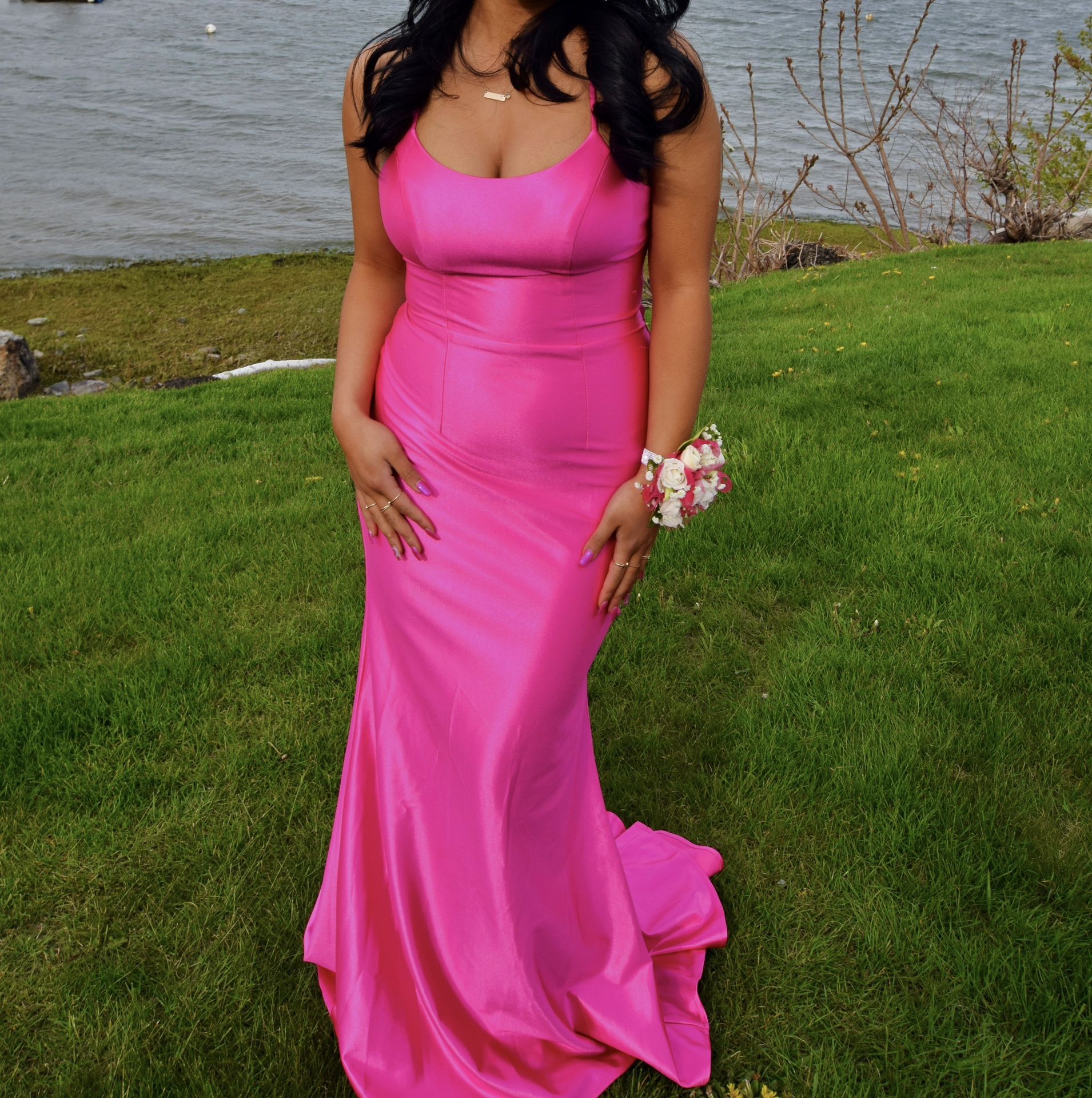 Faviana Pink Size 2 Prom Dress