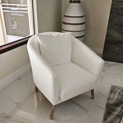 High End White Chair