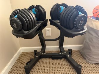New adjustable weights set w stand