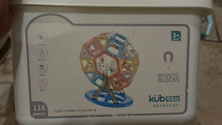 Magnetic Blocks, 116 pieces,
