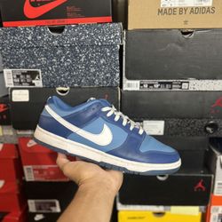 Nike Dunk Low Marina Blue size 10.5 USED But Clean