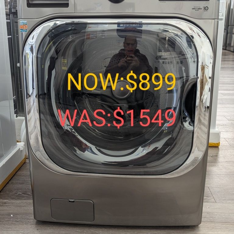 5.2cu Front Load Washer with TurboWash and Built-in Intelligence 