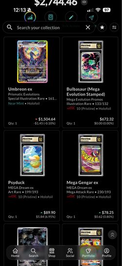 Pokemon slab collection