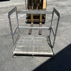 Forklift Cargo Or People Lift Crate 