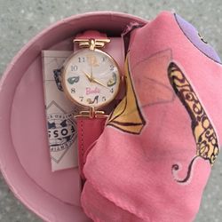 Vintage Fossil 35th Anniversary Barbie Watch Set – Limited Edition (1994)