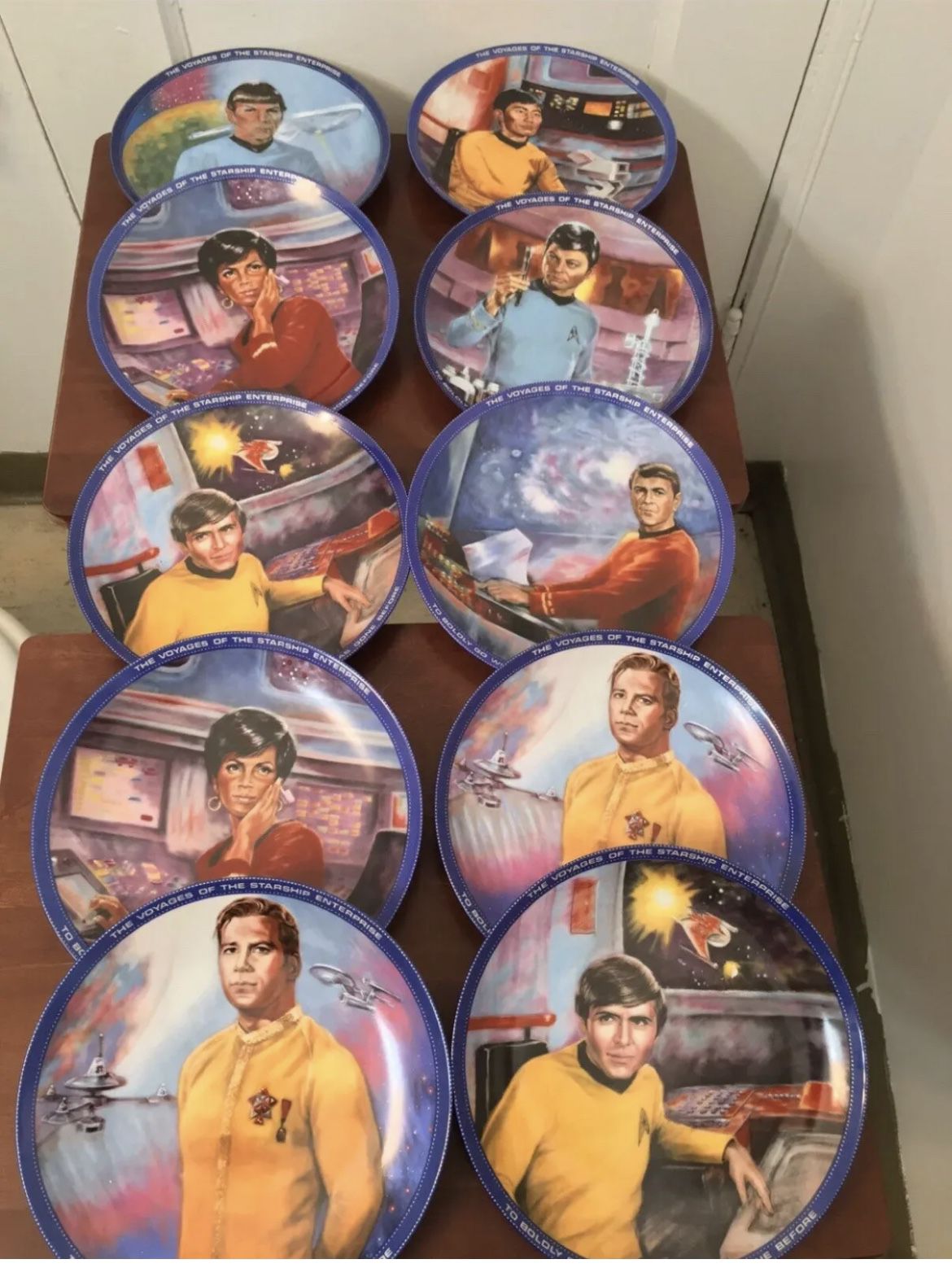 Star Trek Commemorative Plates