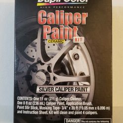 Dupli-Color Black Caliper Paint with Ceramic Kit.