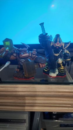 Krypt King and Wallop skylanders trap team figures