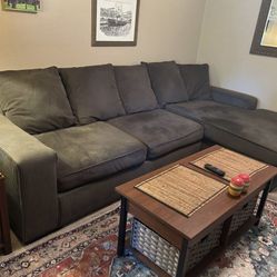 Lindyn Fog Sectional with Chaise – Plush, Stylish, and Spacious!