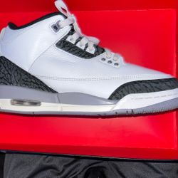 Cement Gray Jordan 3s 