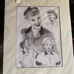 I Love Lucy Sketch Drawing