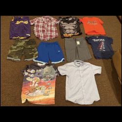 Boys Clothes 14-16 shirts shorts tees