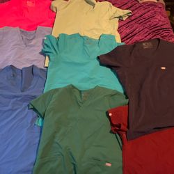 FIGS scrub Tops $15 Each or all for 65