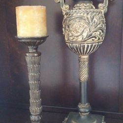 Brown Candleholders