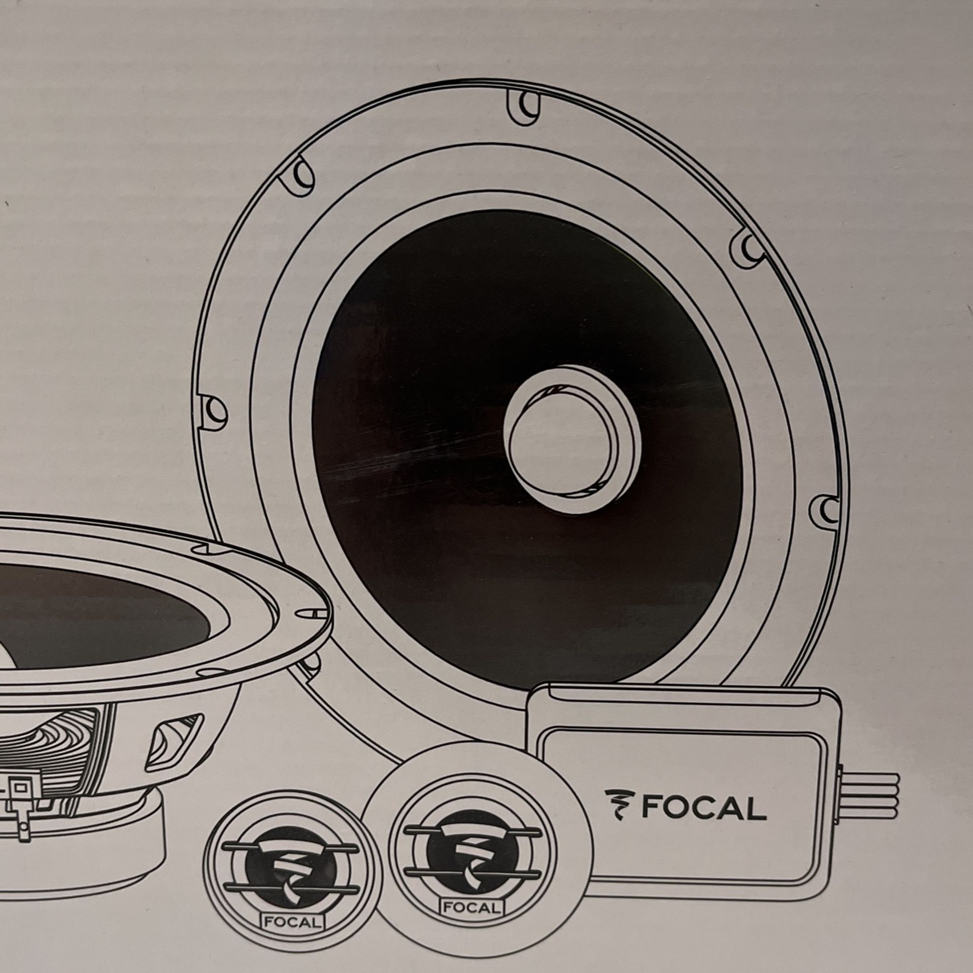 Focal Inch Component Speakers Auditor Series ASE 165 Brand New - Main Image