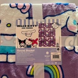 Hello Kitty And Friends Flannel Blanket 